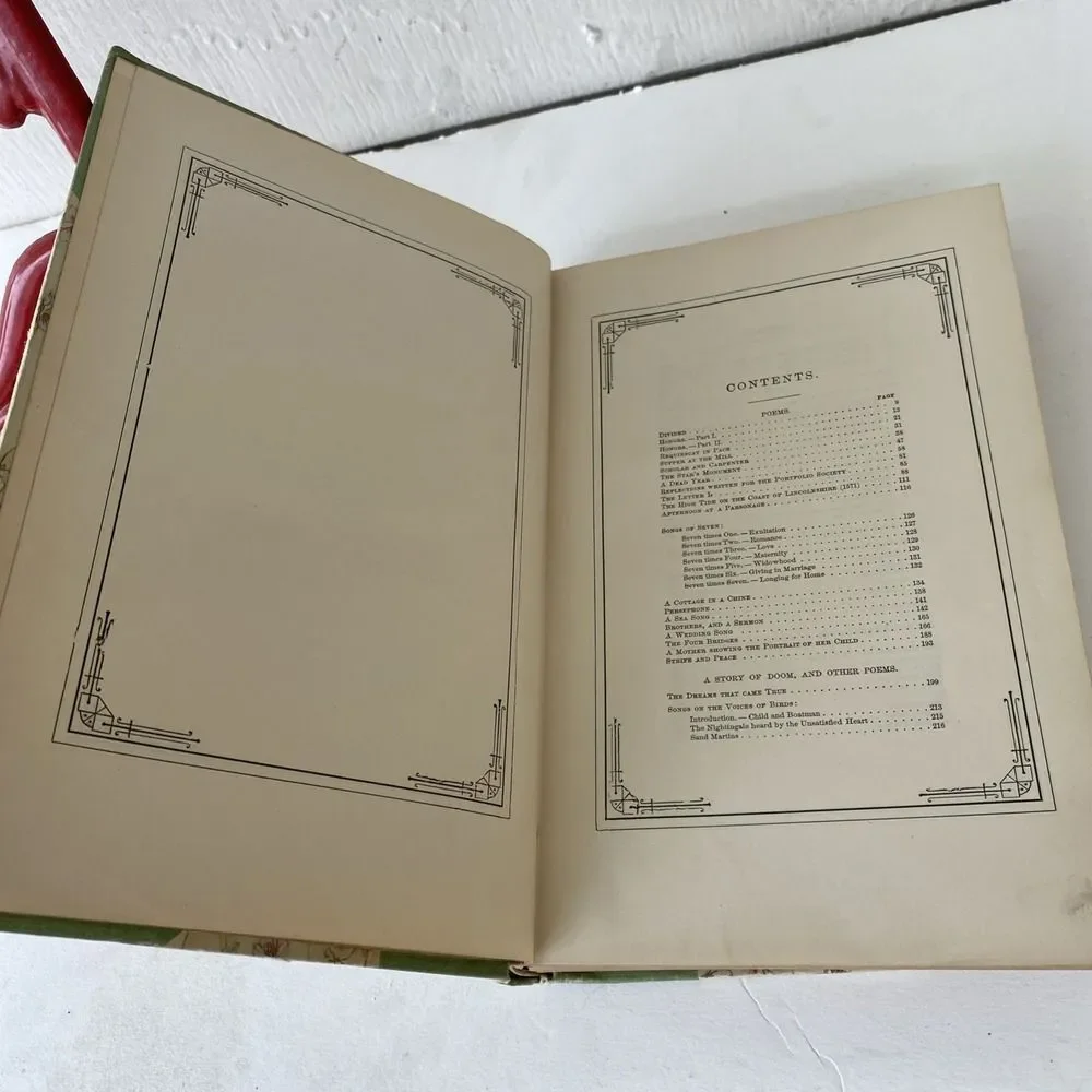 The Poetical Works Of Jean Ingelow 1894 1863 19th Century English Poetry Floral